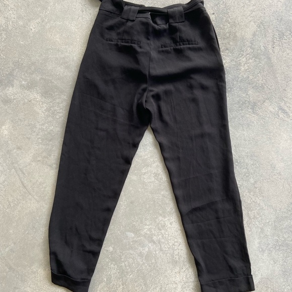 Black formal tie up Gina Tricot pants. Size M / US 34. In great condition. - Picture 2 of 2